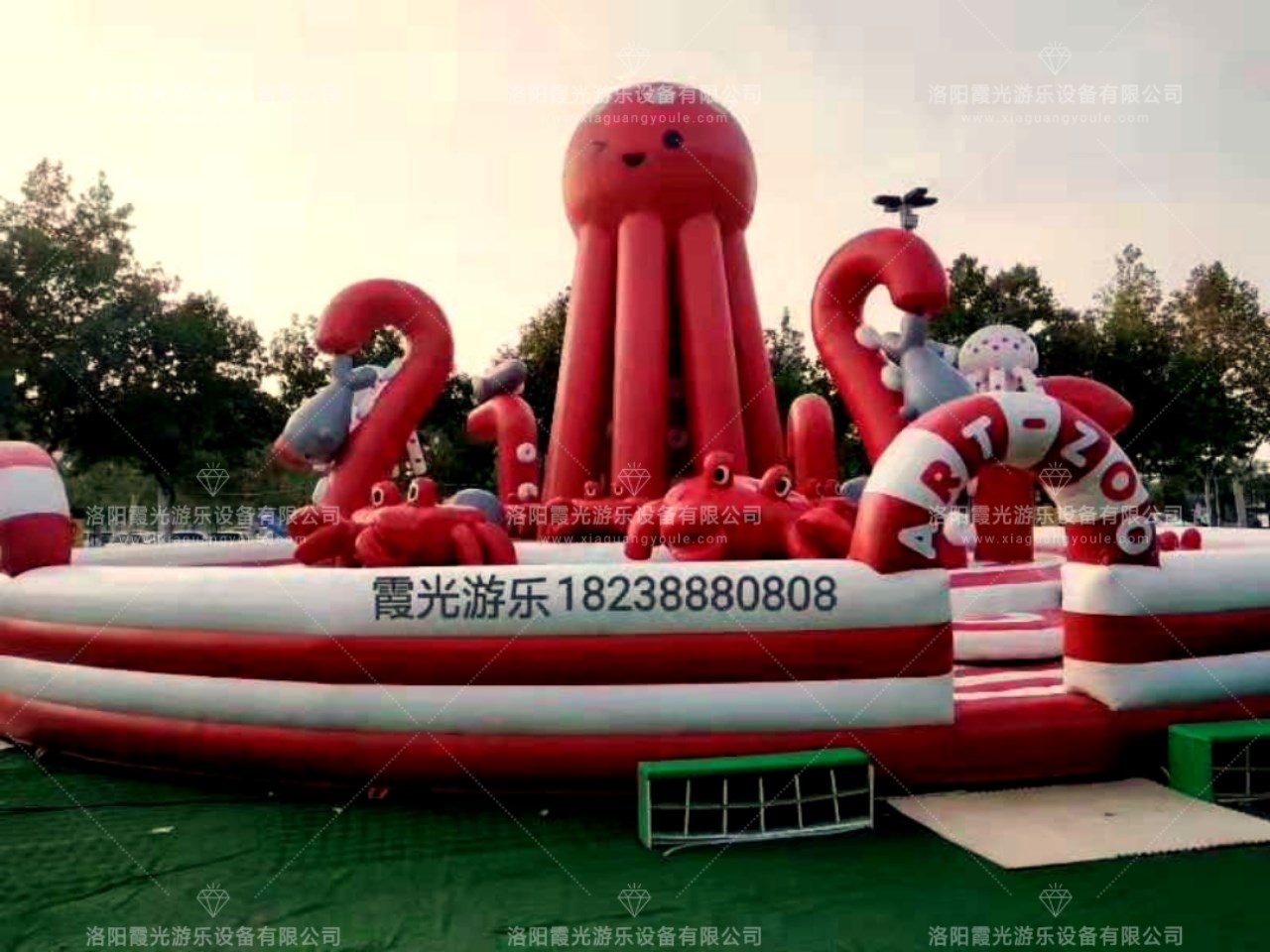 漳州章鱼充气城堡